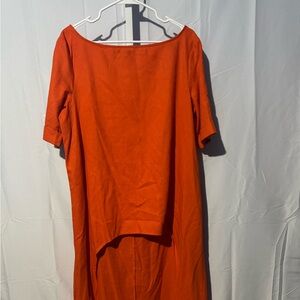 Faeriesty Orange Hi-Lo Top Size L